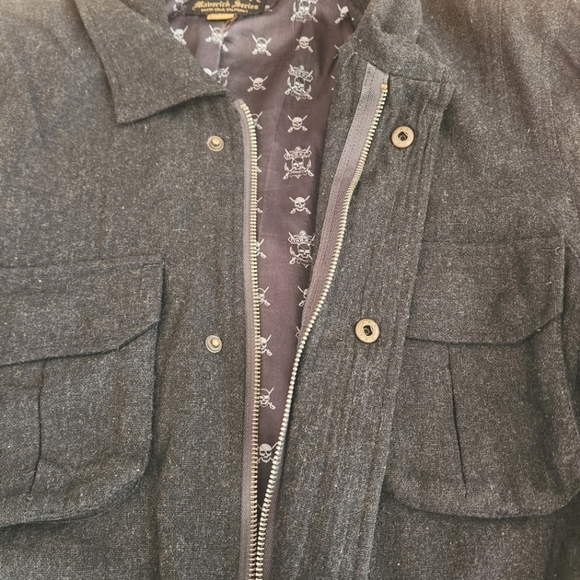 GUC O'Neill Charcoal Men's Jacket, Size M - Picture 11 of 16